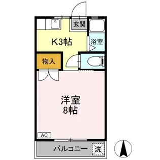 コーポ新川【2階】の間取り