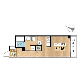 グレンパーク京橋【4階】の間取り