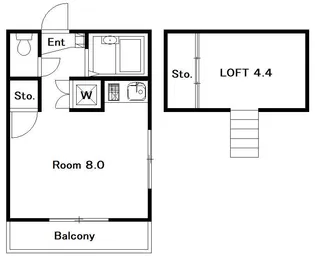 RIU’Sマンション【1階】の間取り