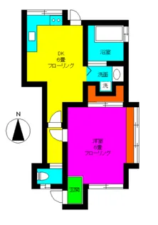 藤ハイツ【1階】の間取り