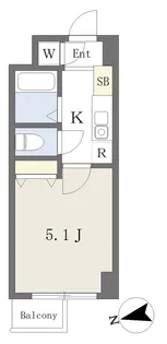 セントラルハイム清澄【2階】の間取り