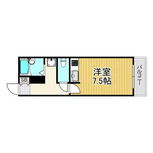 ロココ西宮【1階】の間取り