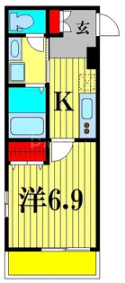 HebelMaison北松戸【2階】の間取り