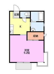 プラネット【1階】の間取り