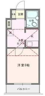ジュネパレス北越谷第6【1階】の間取り