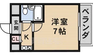 フレグランス箕面【2階】の間取り