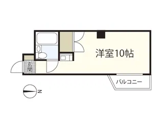 プロスパー十日市【2階】の間取り