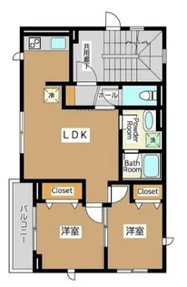 キャピタル・ヴィラ【3階】の間取り