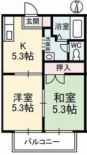 サニーズ福庭II A棟【1階】の間取り