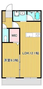 リーヴェシュタット浜北小松【2階】の間取り