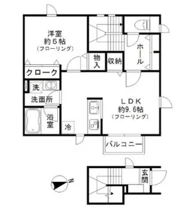 アイボリーコート高井戸西【2階】の間取り