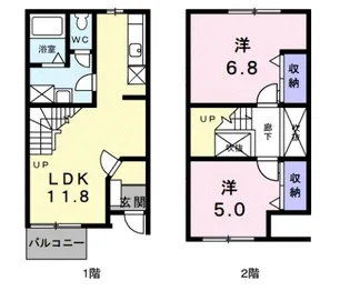 メゾン ソレイユの間取り