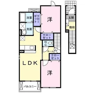 メリディアン・M【2階】の間取り
