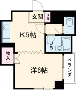 七福マンション 八幡町【4階】の間取り