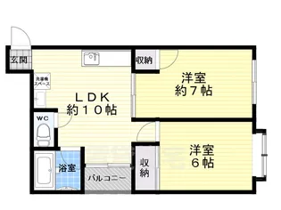 黒田マンション【3階】の間取り