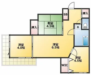 清澄マンション【2階】の間取り