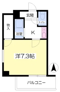 メゾンナカムラ【8階】の間取り