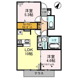 grasmere (グラスミア)【1階】の間取り