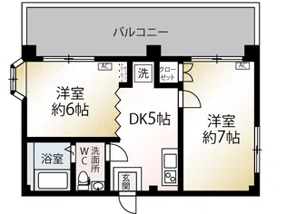 ナイスコーポ【3階】の間取り