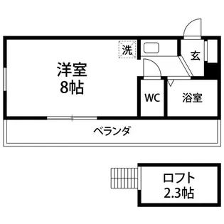 カーサ・エスペシア【2階】の間取り