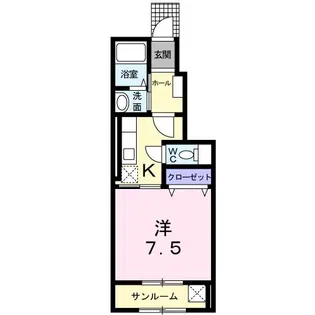 サイドエイトII【1階】の間取り