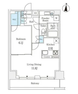 東京都練馬区豊玉北5【マンション】の間取り