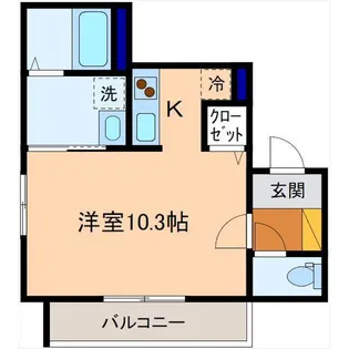St.Lavie金沢(セント・ラヴィ・金沢)【3階】の間取り