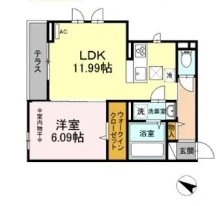 プラシードK【3階】の間取り