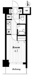 ガリシア早稲田【9階】の間取り
