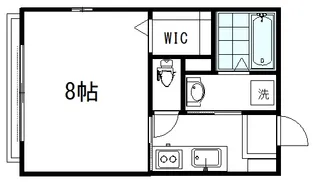都コーポ【1階】の間取り
