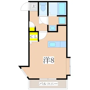 リーベンパレス郡元【3階】の間取り