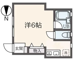 カーサフローラA【1階】の間取り
