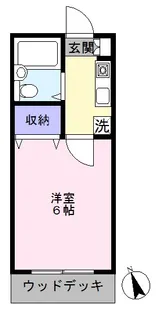アルファネクスト上本郷【1階】の間取り