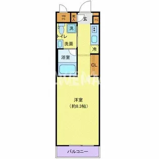 ブルーノコート蒲田【7階】の間取り
