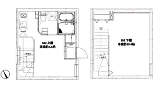 トレスコート大森山王【1階】の間取り
