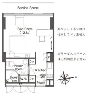 ウエリスアーバン品川タワー【16階】の間取り