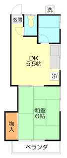 ホワイトハイツ【2階】の間取り