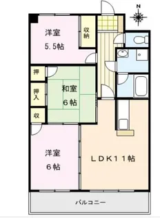 3LDKの間取り画像