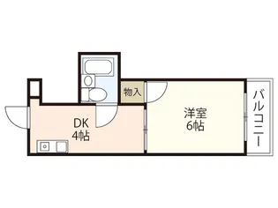 第5野地ビル【4階】の間取り