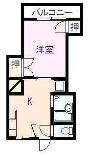 Casa Yakuen【1階】の間取り