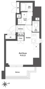 THE GATEHOUSE浅草雷門【8階】の間取り