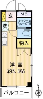 らばぶる大倉山【3階】の間取り