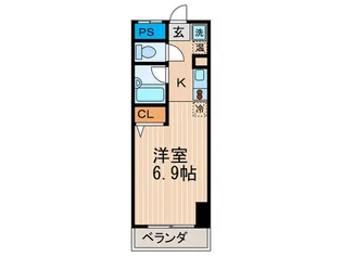 WILL-21 烏丸御池【3階】の間取り