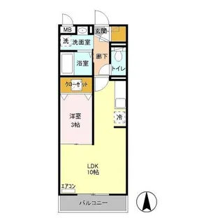 パークハイム【3階】の間取り