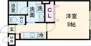 東京都練馬区上石神井1【マンション】の間取り