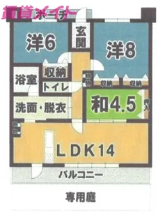 サンマンションアトレ中川駅前ラグゼ【1階】の間取り
