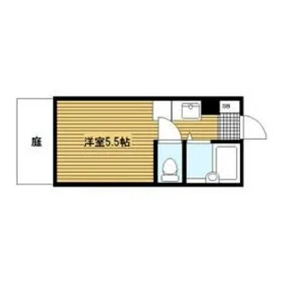 クレセント【1階】の間取り