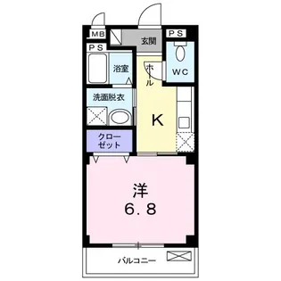 ヴィオラ岡崎【2階】の間取り