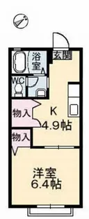 ディアスKiKi A棟【1階】の間取り