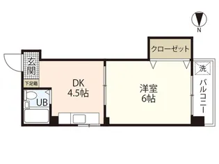 グリーンハウス【3階】の間取り